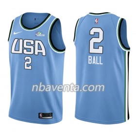 Camiseta Hombre Los Angeles Lakers Lonzo Ball 2 Nike 2019 Rising Star Swingman
